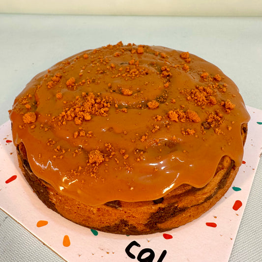 Marble Biscoff Tea Cake