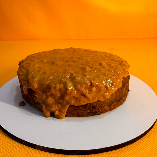 Cappucino Tea Cake with Praline Feulletine Crunch