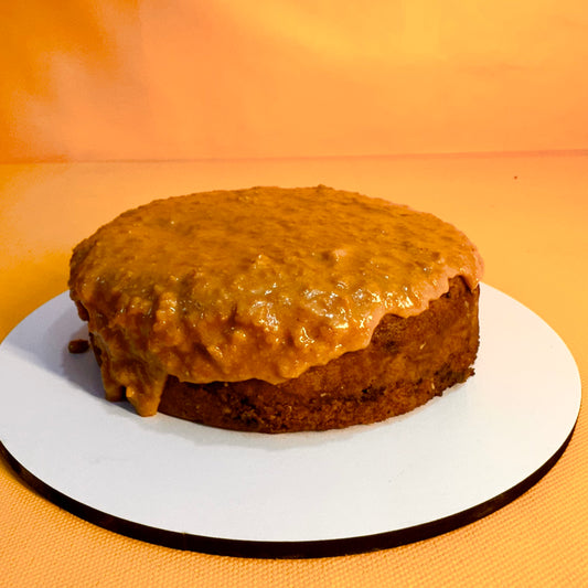 Cappucino Tea Cake with Praline Feulletine Crunch