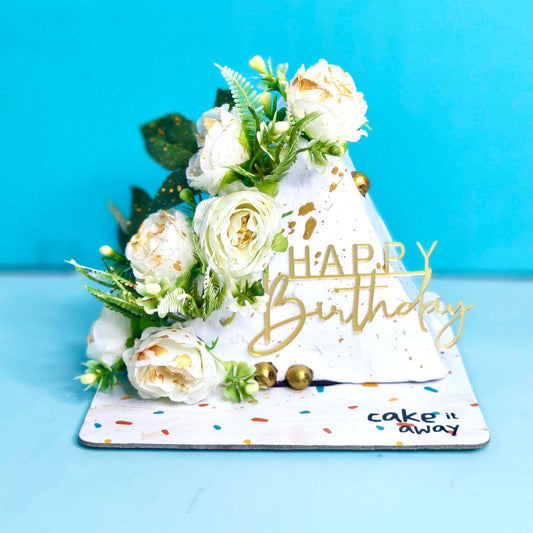 Triangle Top Forward Floral