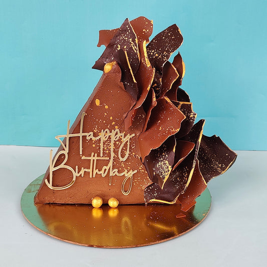 Triangle Shards Top Forward Chocolate