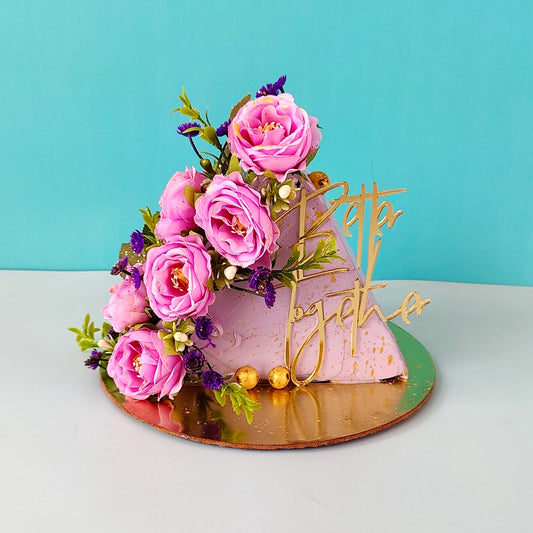 Triangle Lavender Floral