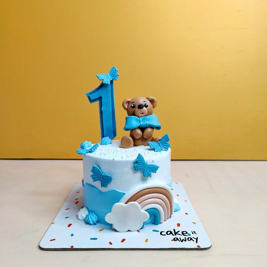 Teddy Cake Blue